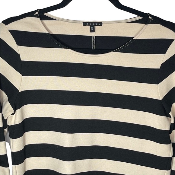 THEORY Striped Onita Dress Size Medium - Picture 8 of 16